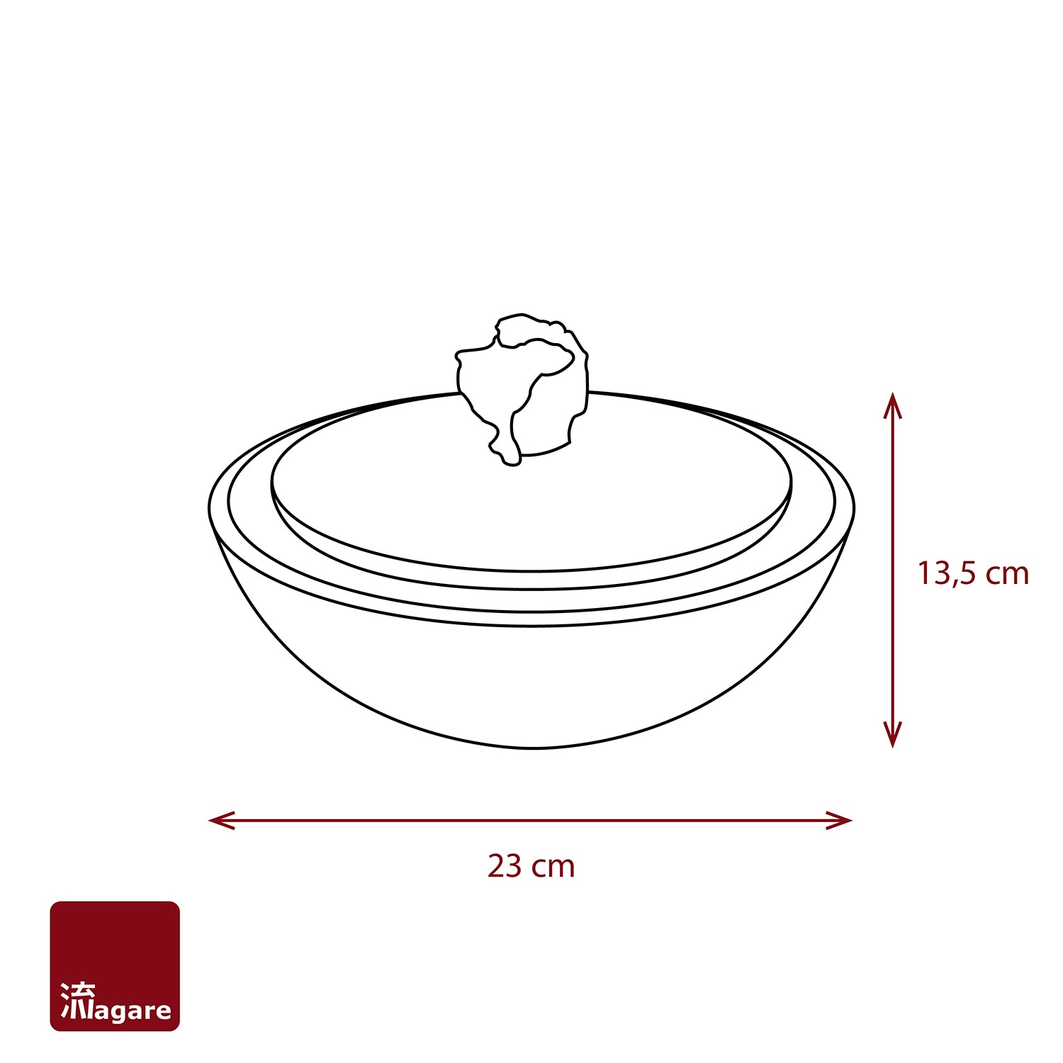 Ripple (Ceramic) - Black